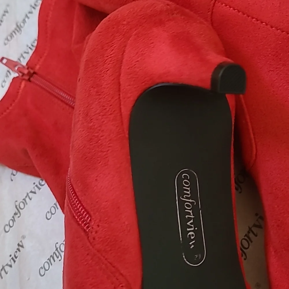 NWT red booties - Picture 4 of 8